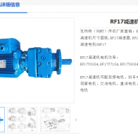 RF17-5.76-Y2-80M2-4-0.75KW-M1-0° 減速電機