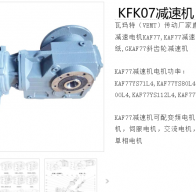 KFK07-20.25-YVP5.5-4P-M1減速電機型號解析