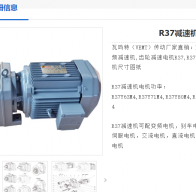 R37 DRN71MS4/BE03HR/0.25KW/73.96減速電機(jī)型號(hào)解析