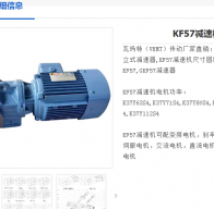 KF57DRL90L4BE5HR-ABB8-TF-AS7W-M6B減速電機型號解析