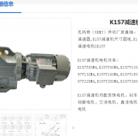 K157DRN200L4/V/C減速電機型號解析